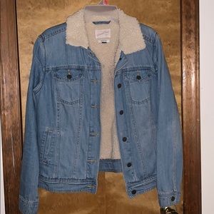 Jean Jacket with Flux Fur